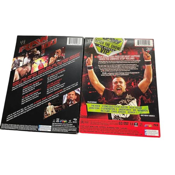 WWE RAW DVD LOT - Top 100 Moments in Raw History And Best of Raw After The Show - Picture 2 of 12